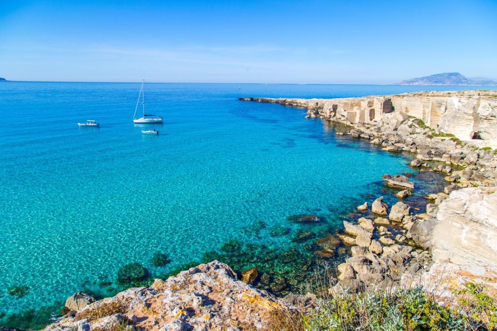 Villa Isola Serena à Favignana Extérieur photo